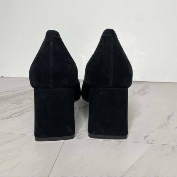 Marc Fisher Yehundi Black Suede Pointy Toe Pump 8 1/2 M - Picture 3 of 14